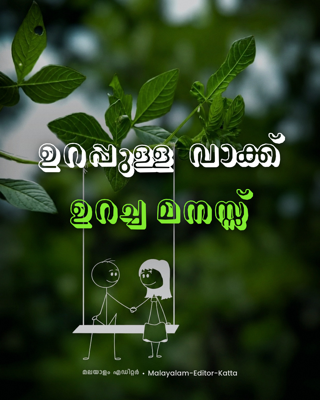 Malayalam Image Editor font poster sample 6